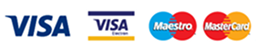 Logos de VISA y Mastercard